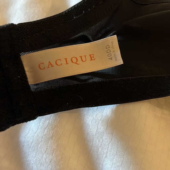 Cacique green and black bra size 40DD - Picture 4 of 4